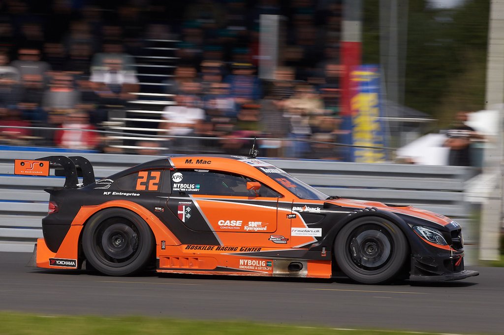 Mikkel Mac dominerede Supertourisme klassen på Ring Djursland
(Foto: Ib Trebbien)